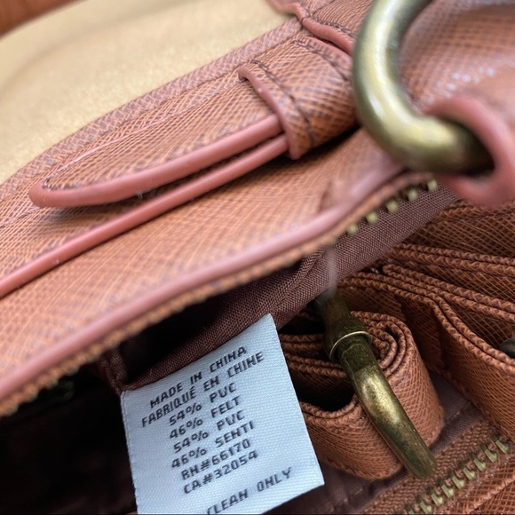 NEW URBAN OUTFITTERS SILENCE & NOISE Satchel Bag Shoulder Chain Tan Brown Felt - Picture 7 of 9